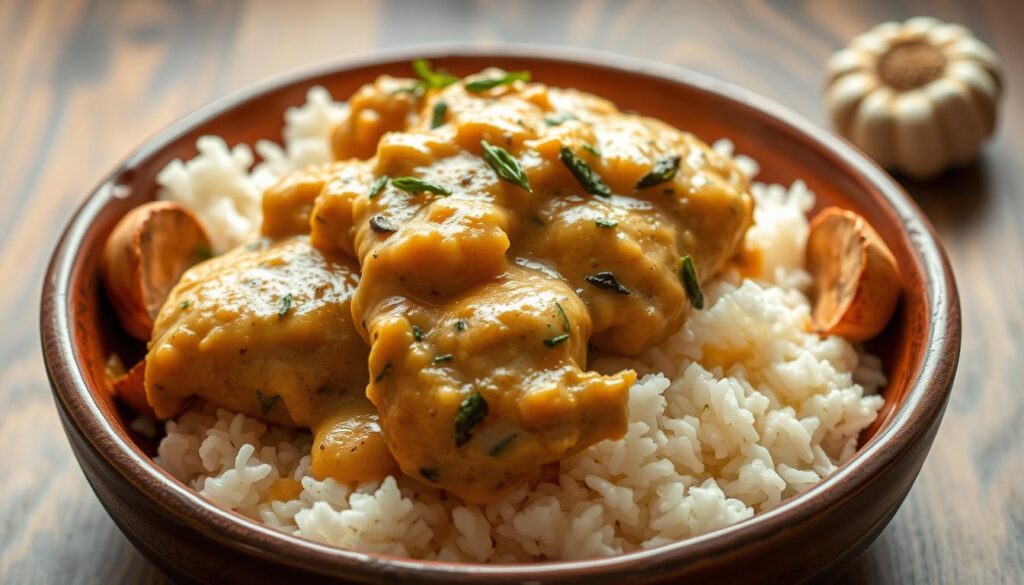 Home 5 Creamy Garlic Chicken