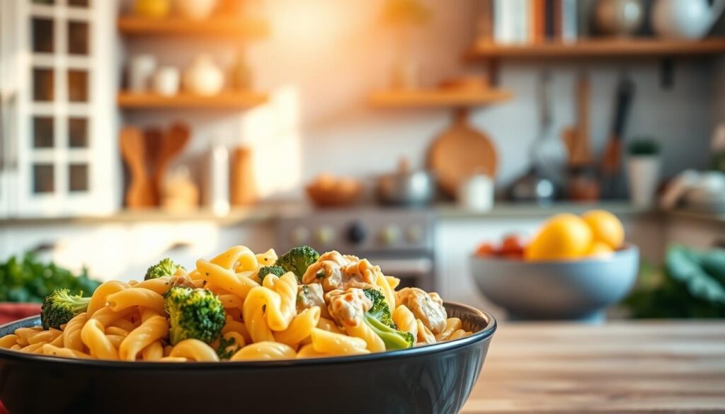 Home 6 Chicken and Broccoli Pasta